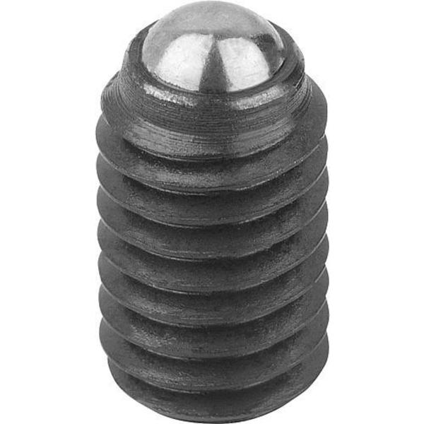 Kipp Ball-end Thrust Screws without head, with full ball K0383.10860